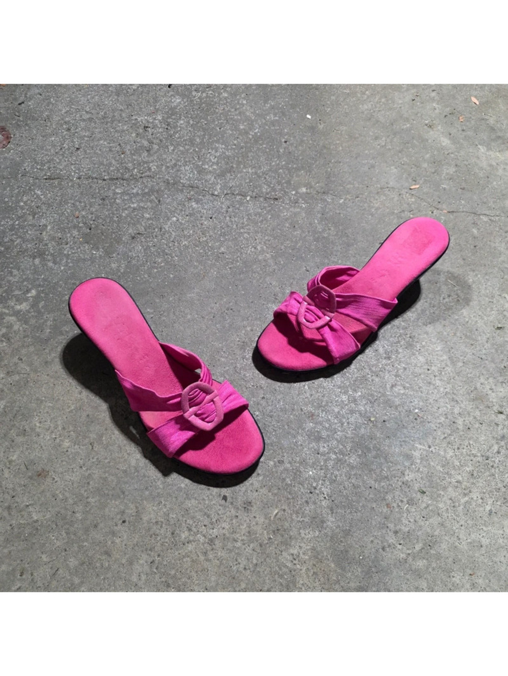 Italian Shoemakers Barbie fashion wedge sandals sz 9 US